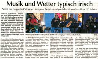 Ausschnitt Amberger Zeitung 2013